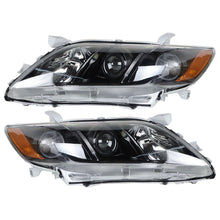 Load image into Gallery viewer, labwork Black Headlights Headlamp Assembly For 2007-2009 Toyota Camry  LH + RH