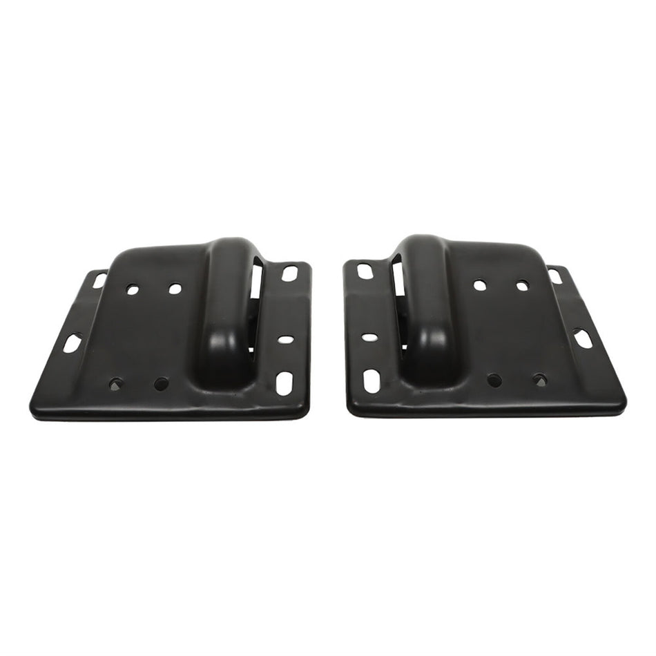 labwork Front Outer Bumper Brackets Replacement for 2002-2018 Ram 2500 3500 without Tow Hook and Sport Edition