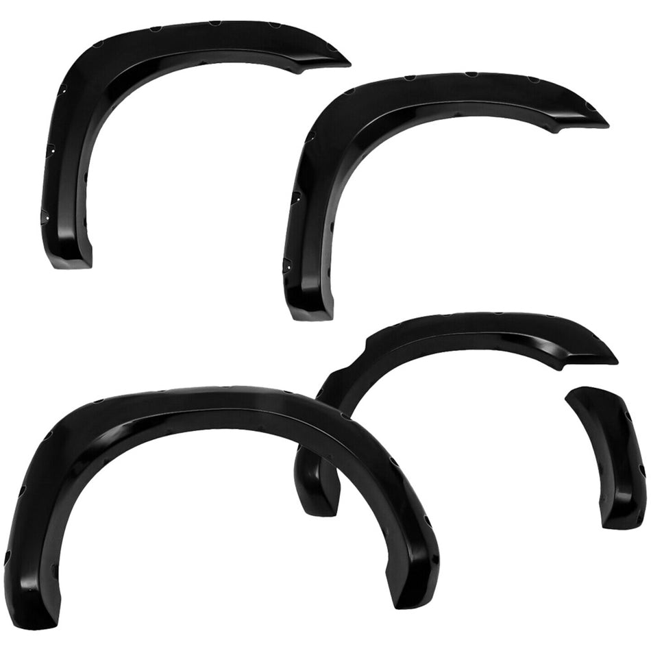 labwork Fender Flares For 2004-2014 Nissan Titan w/Bedside Lockbox Black Matte