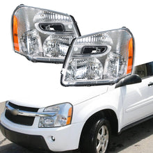 Load image into Gallery viewer, Headlight Front Pair Lamps For 2005-2009 Chevy Equinox Halogen LH+RH Chrome