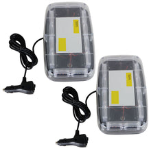 Load image into Gallery viewer, Labwork Strobe Beacon Light 48LED Flashing Emergency Warning Amber/White Pair