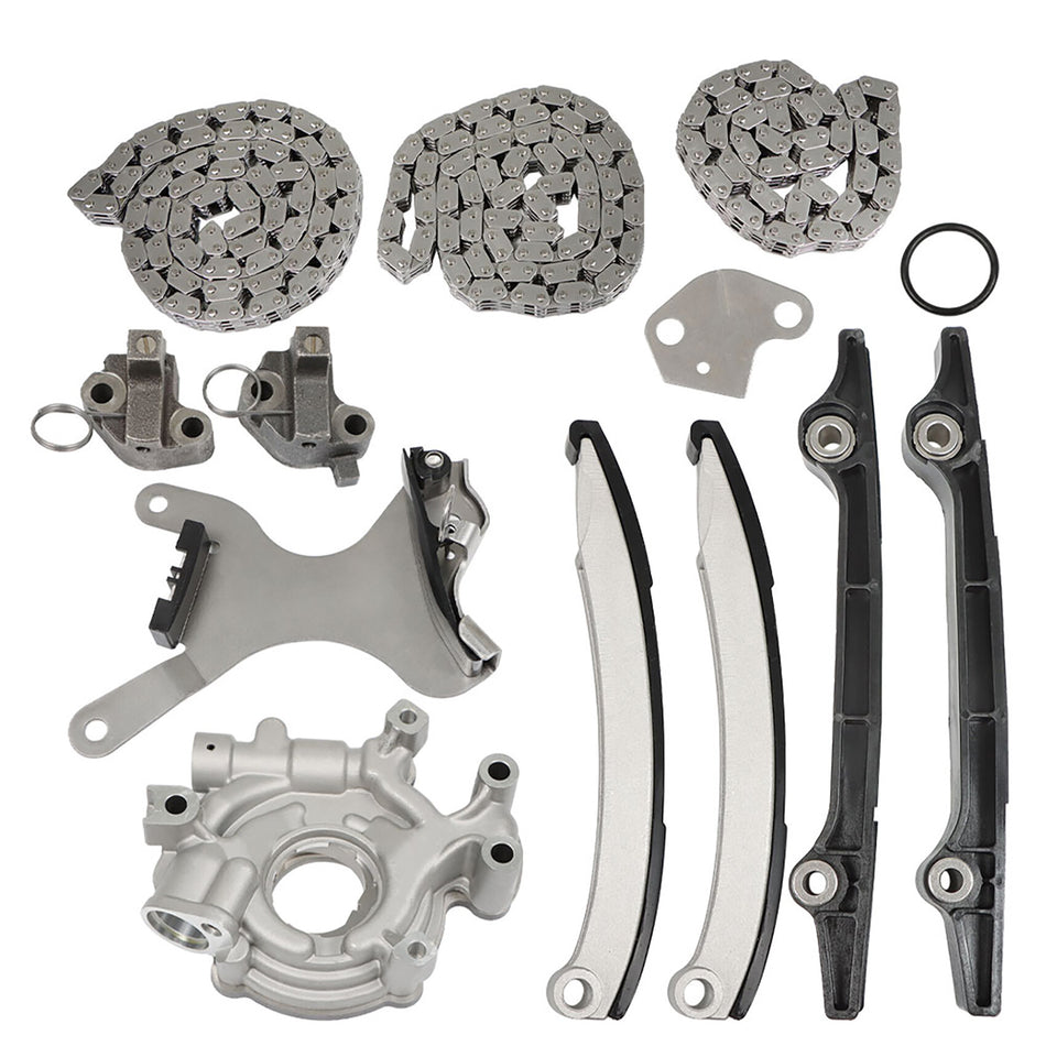 labwork Timing Chain Kit Oil Pump w/o Gear 53020680 53020778 Replacement for 99-08 1500 Grand Cherokee 4.7L SOHC