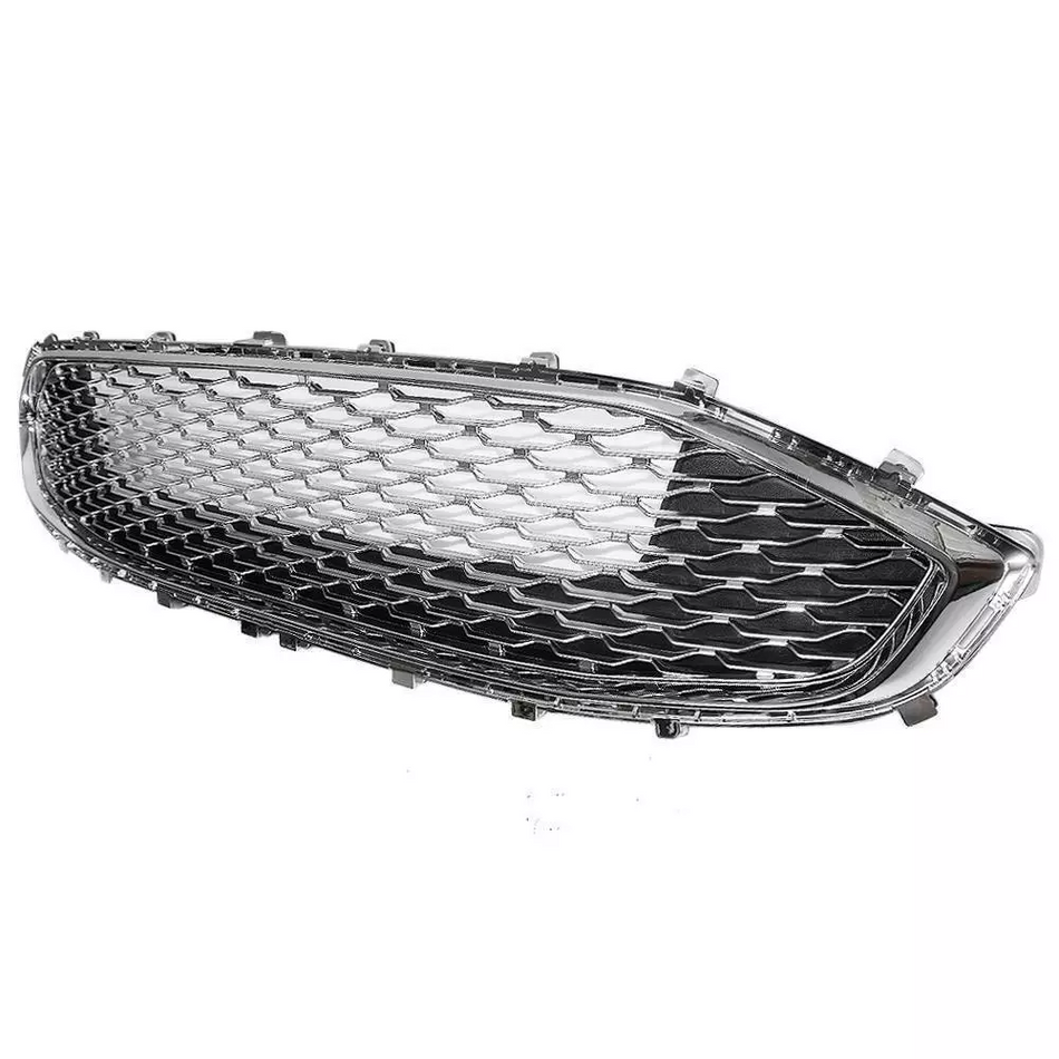 Front Bumper Upper Grille For 2019-2020 Ford Fusion Chrome Mesh