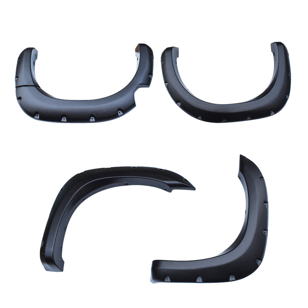 labwork Fender Flares For 2004-2014 Nissan Titan w/Bedside Lockbox Black Matte