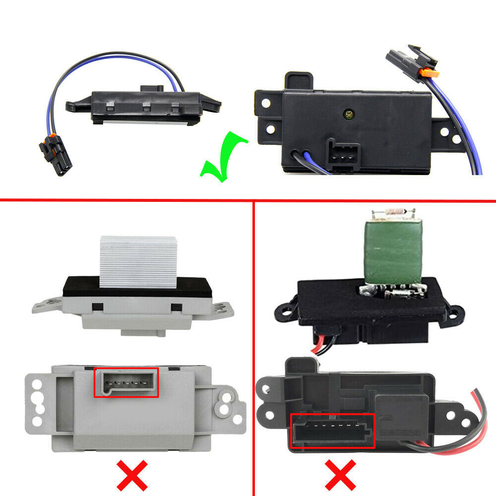 Labwork Blower Motor Resistor Heater Control Module For 2003-2006 GMC Cadillac