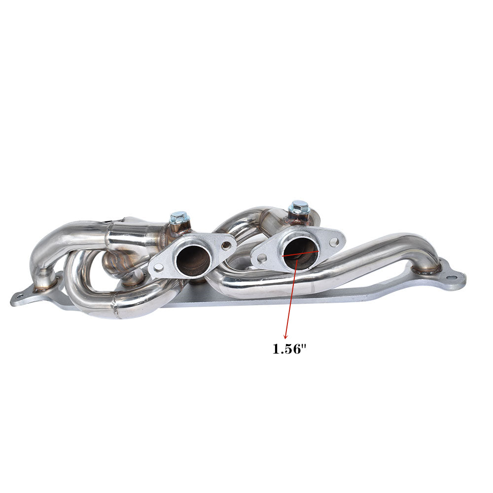 labwork Stainless Steel Exhaust Header Manifold for 00-06 Jeep Wrangler TJ 4.0