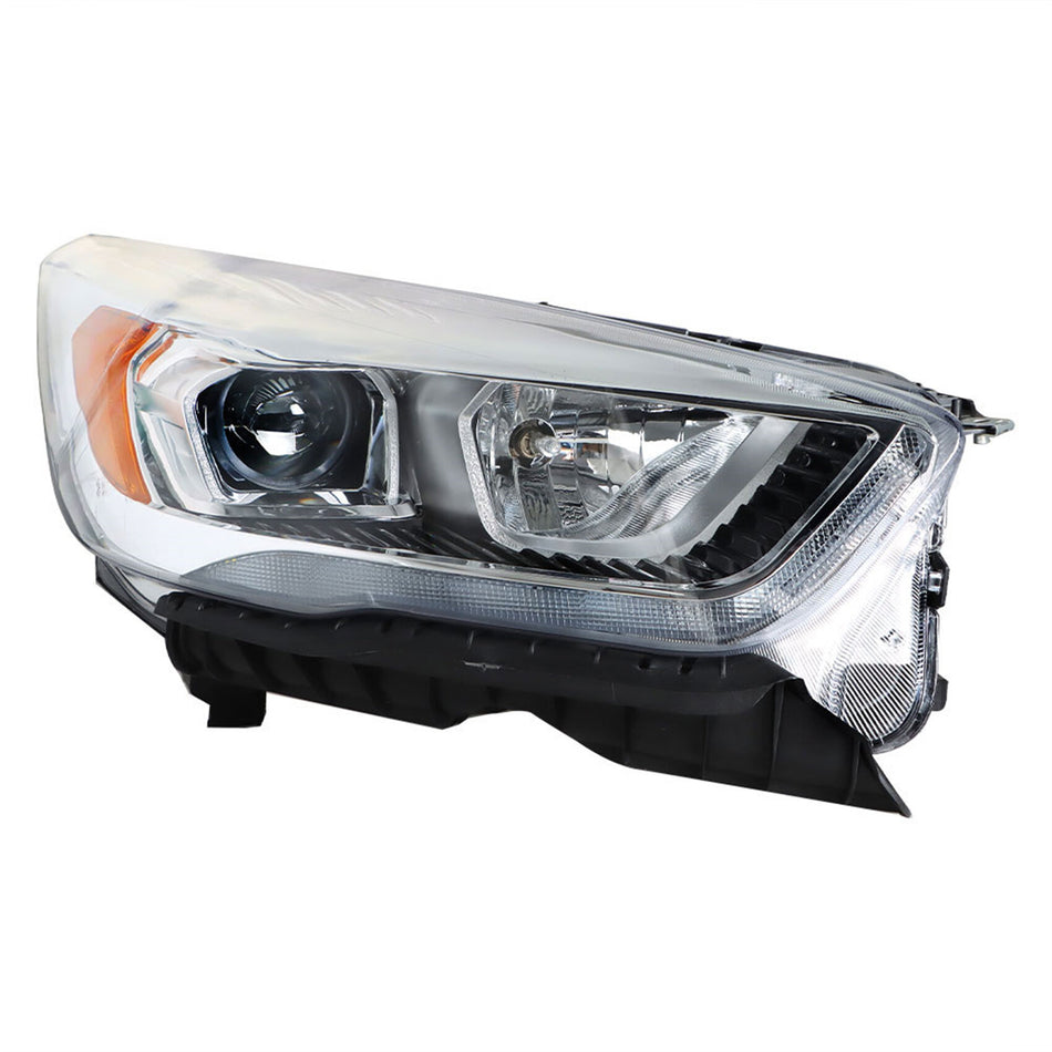 labwork Headlight Assembly Replacement for 2017-2019 Ford Escape with LED DRL Chrome Halogen Right Passenger FO2503351