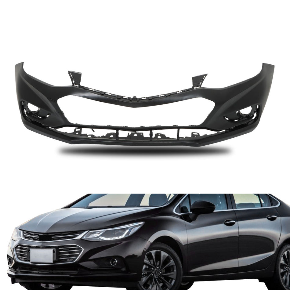 labwork Front Bumper Cover For 2016 2017 18 Chevy Cruze w/o Park Assist Primered