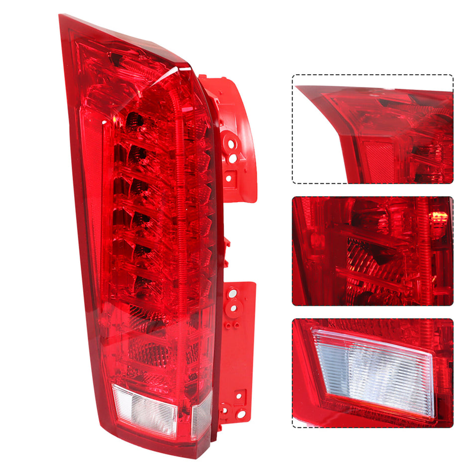 labwork Driver Side LED Tail Light Replacement for Cadillac SRX 2010-2016 Red Lens Rear Tail Light Brake Lamp Assembly LH Left Side GM2800255 22774014