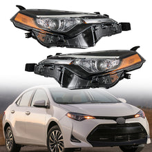 Load image into Gallery viewer, Pair Headlight For 2017 2018 2019 Toyota Corolla L Le Le Eco Left+Right Headlamp