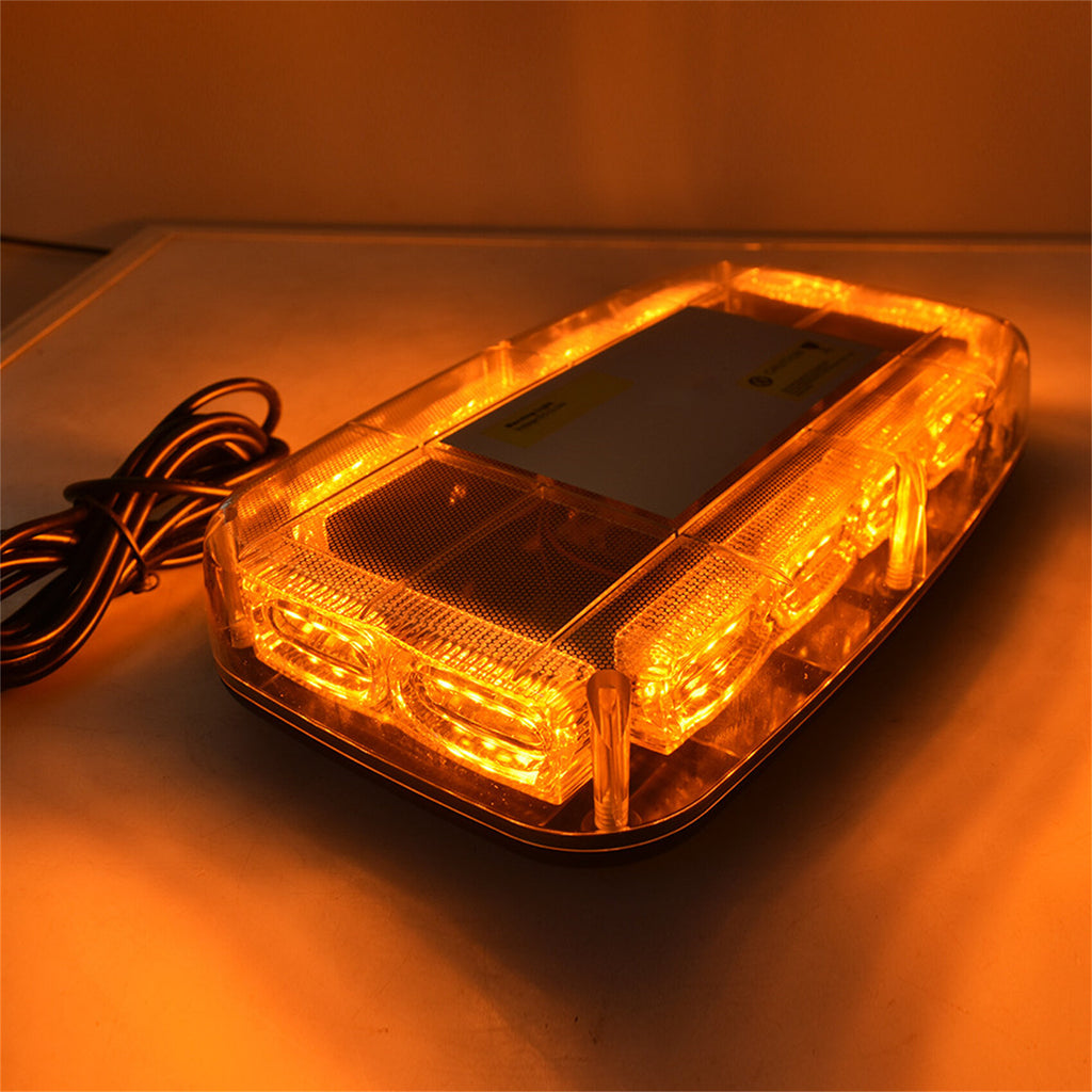 Labwork Strobe Beacon Light Roof Flashing Emergency Warning Yellow/Amber 48LED