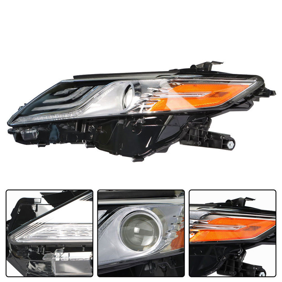 labwork Headlight Assembly Replacement for Toyota Camry XLE XSE 2018-2020 Full LED Headlight Set Driver Side