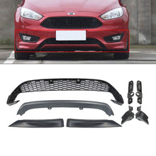 Load image into Gallery viewer, Honeycomb Mesh Lower Bumper Grill &amp; 3pc Front Lips for Ford Focus 2015-2016