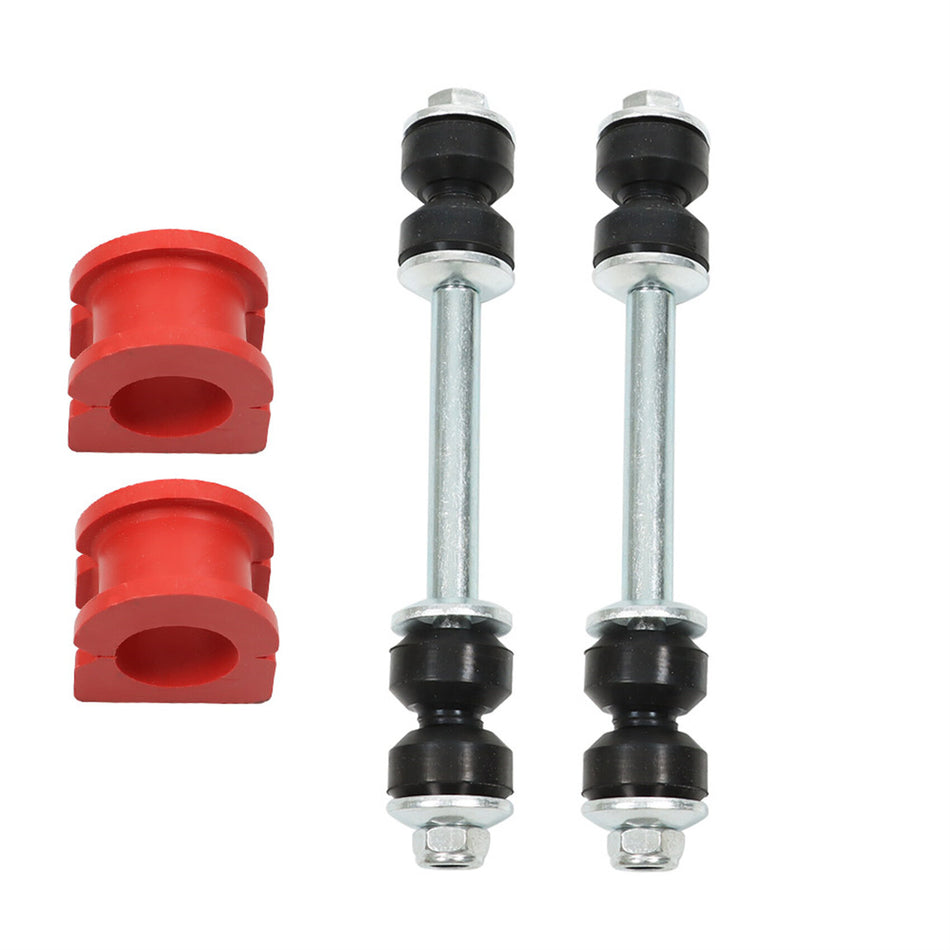 labwork Front Suspension Stabilizer Bar Link & Bushing Kit Replacement for 2013-2014 Chevy Silverado 1500 2007-2013 GMC Yukon XL 1500