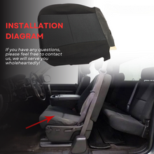 Load image into Gallery viewer, labwork Cloth Driver Bottom Seat Cover+Foam Cushion For 07-14 Chevy Silverado