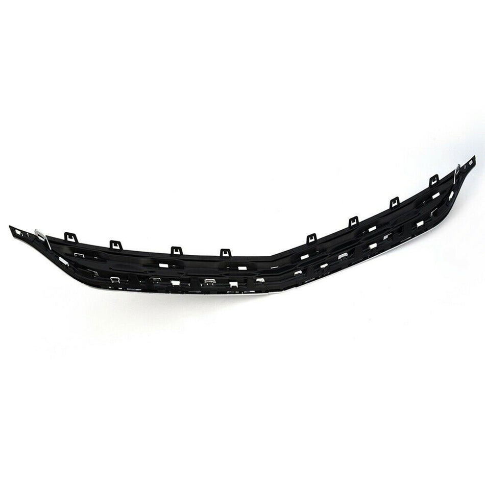 Labwork Front Bumper Upper&Lower Grille For Chevy Malibu 2016-2018 Black Plastic Trim