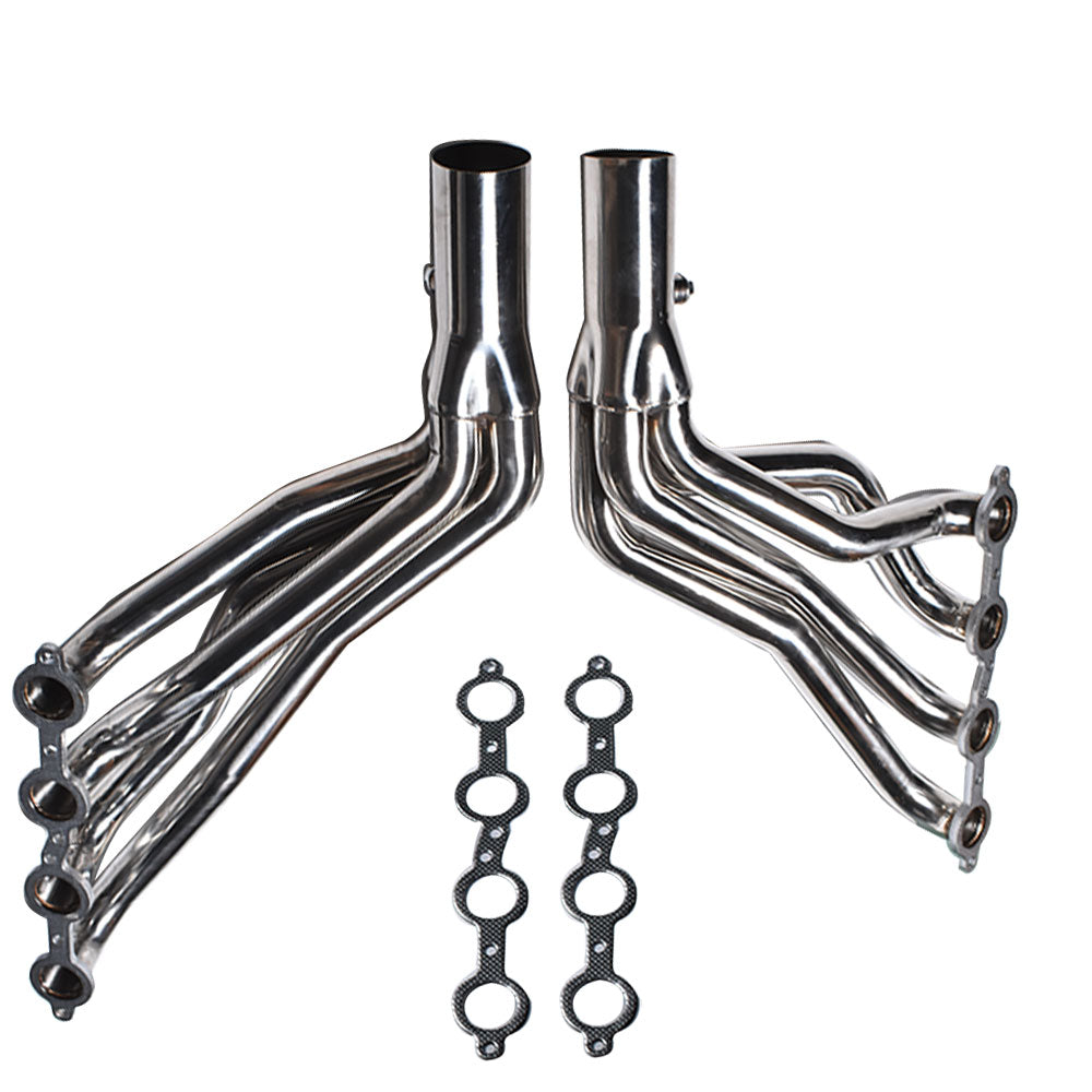 Labwork Long Tube Headers 1 3/4" Conversion Swap For Chevy C10 LS Truck LS1 LS2 LS3 LS6