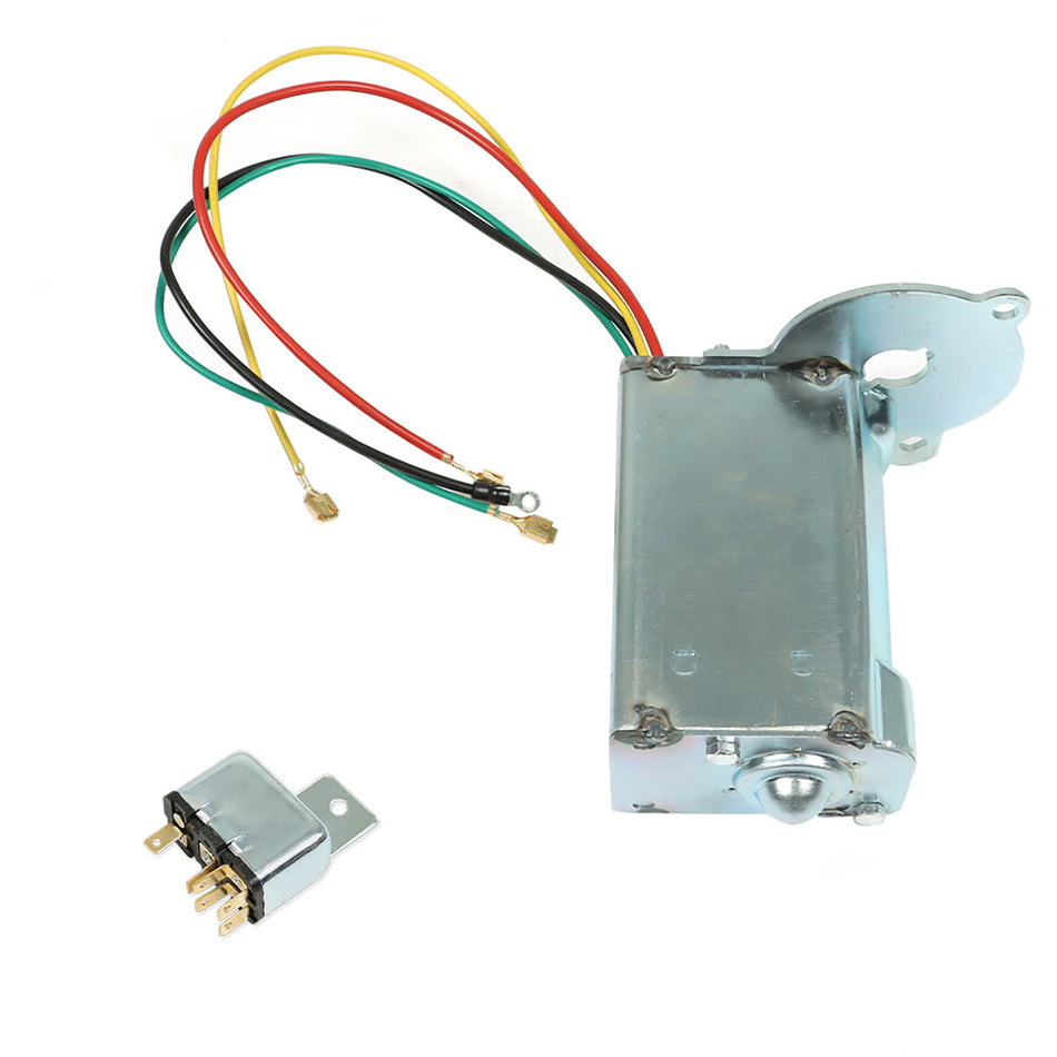 labwork Electric Motor and Relay Convertible Top Electric Motor 22049793 Replacement for 1973-1975 Chevy Caprice 1971-1972 Chevy Impala