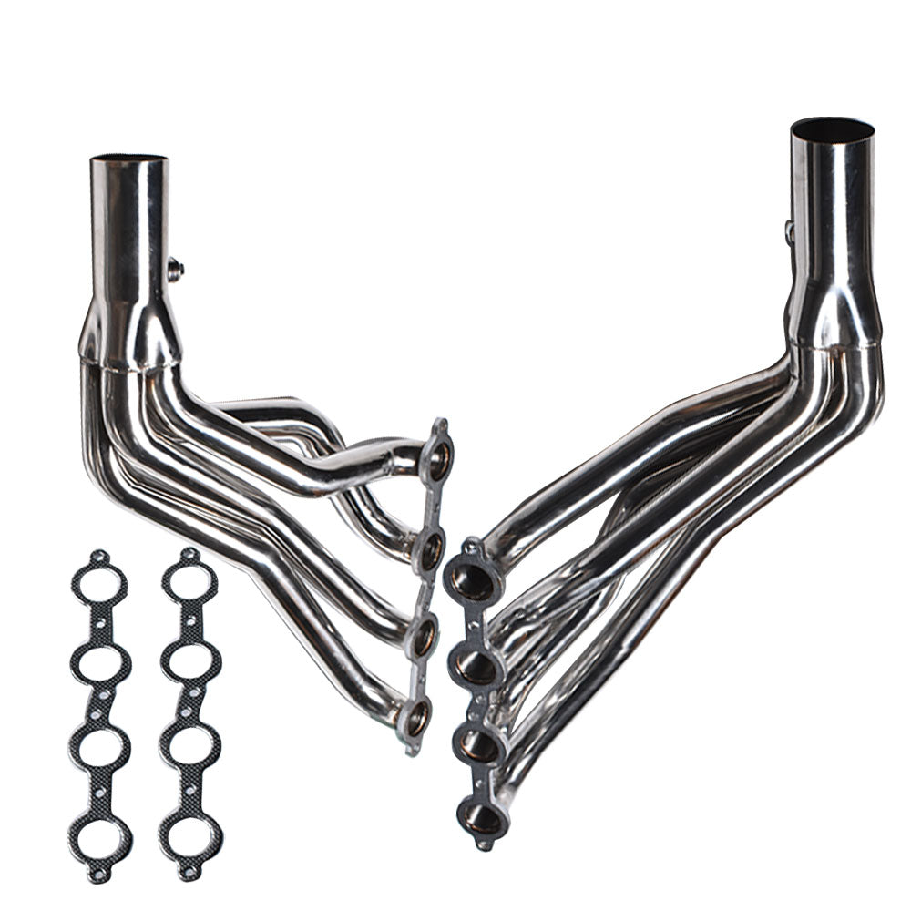 Labwork Long Tube Headers 1 3/4" Conversion Swap For Chevy C10 LS Truck LS1 LS2 LS3 LS6