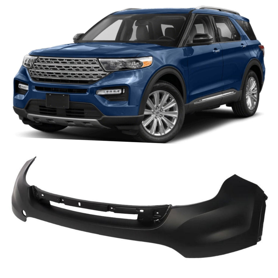 labwork Plastic Front Bumper Cover Primed for 2011-2015 Explorer without Sensors