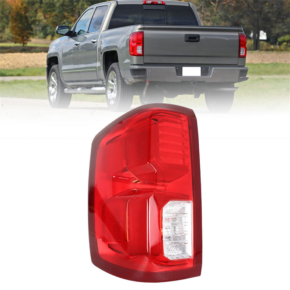 labwork Driver Side LED Tail Light Replacement for 2016-2018 Chevy Silverado 1500 LTZ Rear Tail Light Brake Lamp Assembly LH Left Side 84288718 GM2800294