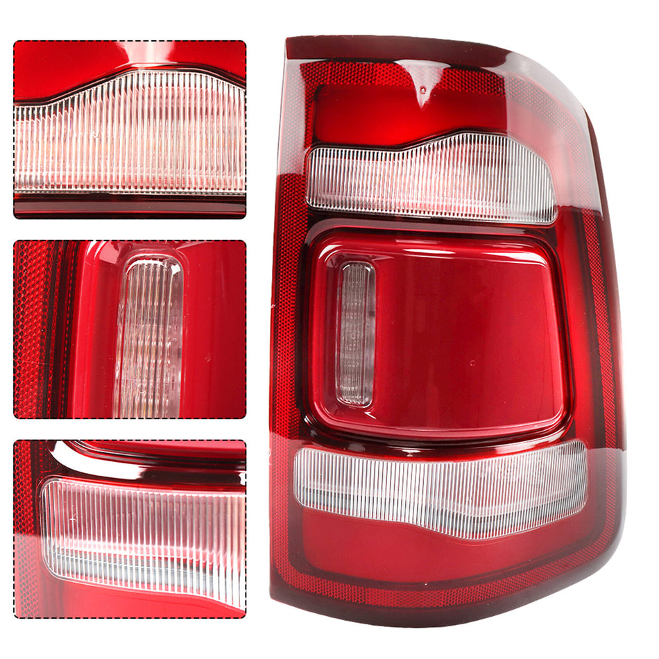 labwork Passenger Side LED Tail Light Replacement for 2019-2022 Ram 1500 Red Lens