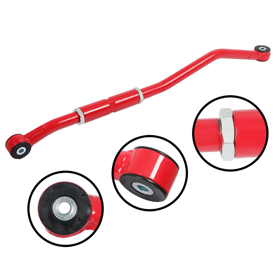 labwork Front Adjustable Track Bar 0-3 inch Lift Red Replacement for 2003-2013 2500 3500