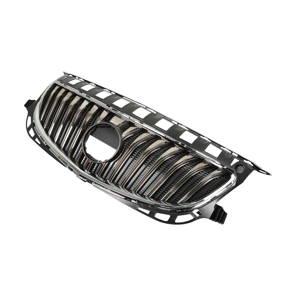 labwork Front Upper Grille Assembly For 2015-16 2017 Buick Regal Chorme Black Trim Grill