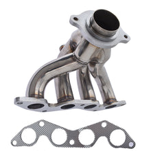 Load image into Gallery viewer, Labwork Racing Manifold Shorty Header Exhaust Stainless For 02-04 Honda Civic EX 1.7L