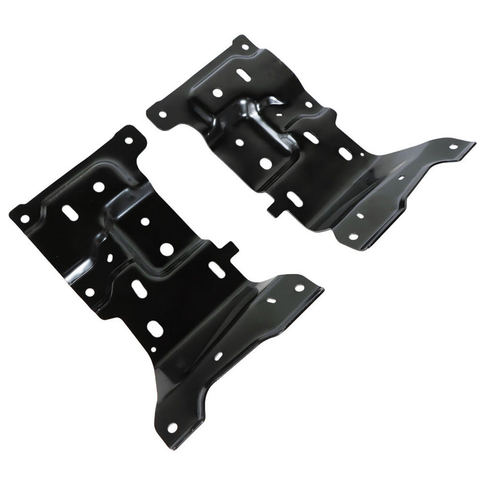 labwork Front Mounting Plate Pair Left and Right Black Replacement for F-150 2018 2019 2020 FO1066198 FO1067198