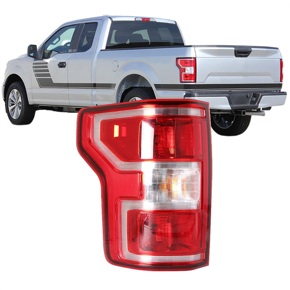 labwork Left Driver Side Tail Light Replacement for 2018 2019 2020 Ford F150 F-150 Assembly Brake Tail Light Rear Lamp JL3Z13405H