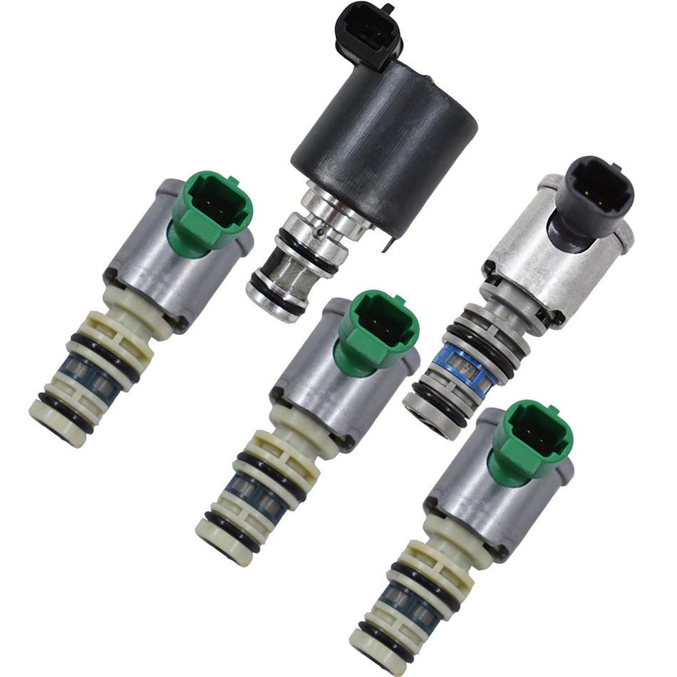 labwork Transmission Solenoid Valve Kit 5PCS 5L40E 96022804 Replacement for GM & BMW Shift TCC EPC 1999-2003