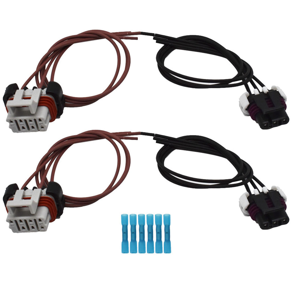 Labwork 2Pcs Headlight/Turn Signal Harness For 00-14 Freightliner Columbia Truck