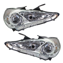 Load image into Gallery viewer, For 2011-2014 Sonata Amber Corner Projector Headlight Head Lamps Kits Clear Lens