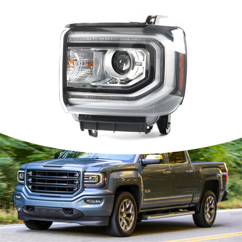 labwork Headlight Assembly Replacement for Chevy Tahoe/Suburban 2021 2022 2023 Full LED Headlight Headlamp Set Driver Side