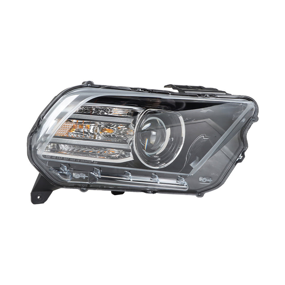 Headlight Assembly Replacement for 2013-2014 Ford Mustang Passenger Side Xenon Right Headlamp HID RH Bar Running Lamp