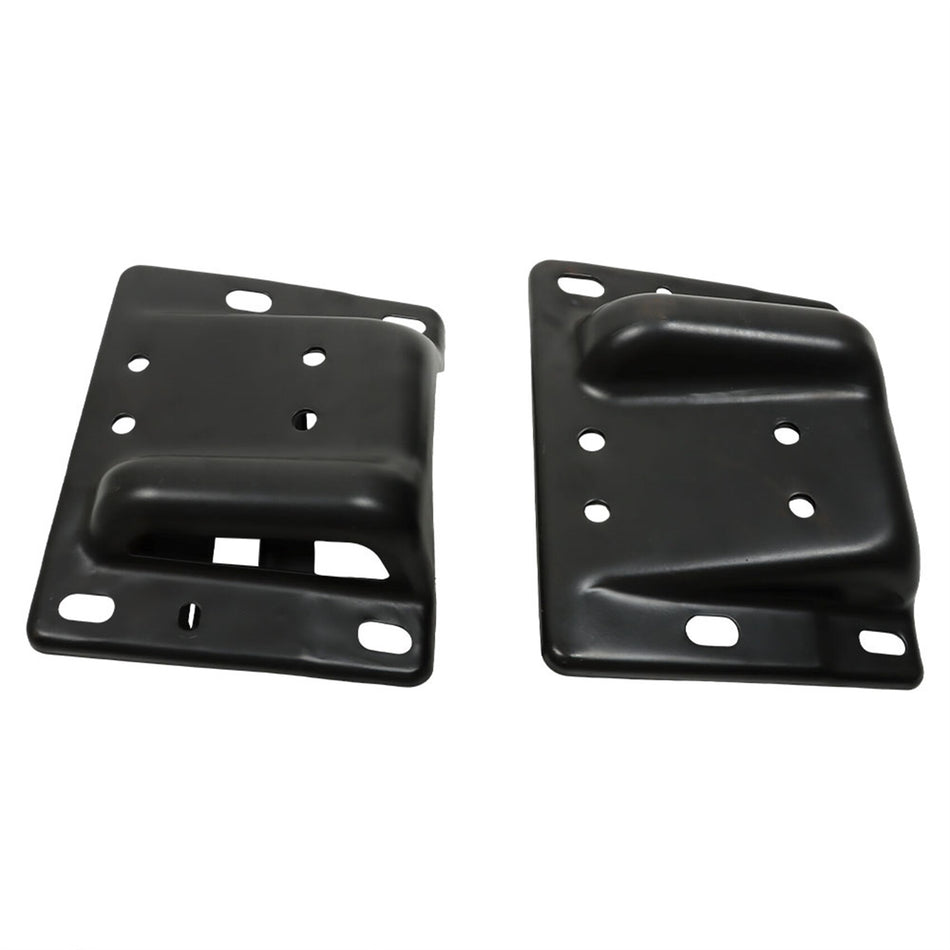 labwork Front Outer Bumper Brackets Replacement for 2002-2018 Ram 2500 3500 without Tow Hook and Sport Edition