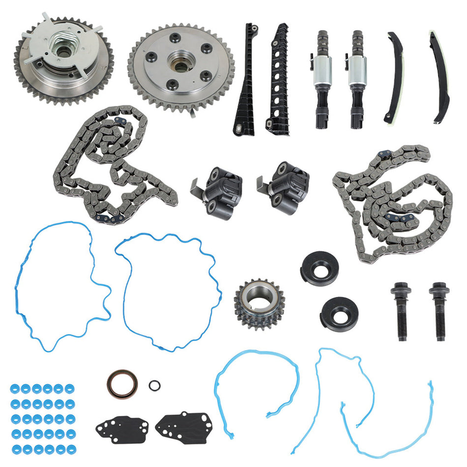 labwork Timing Chain Kit with Cam Phasers 3R2Z6A257DA Replacement for Ford F150 F250 Expedition Lincoln Navigator 5.4L