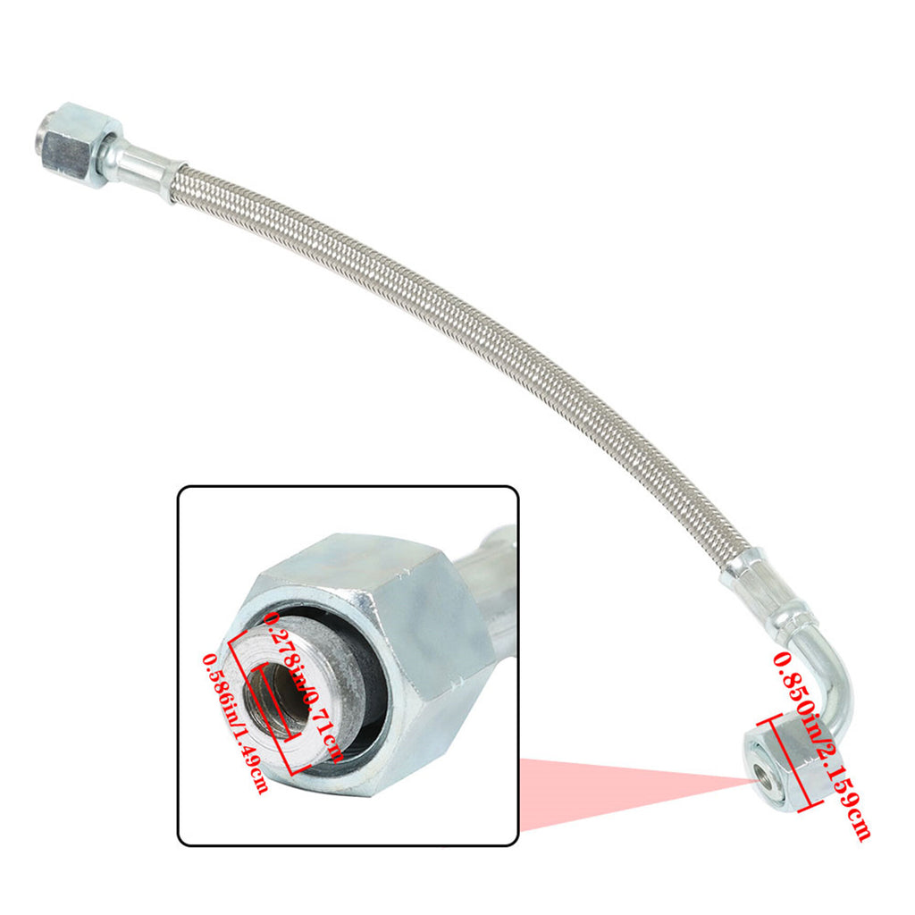 labwork Turbo Oil Feed Line Tube Replacement for Cummins 24V 2003-2019