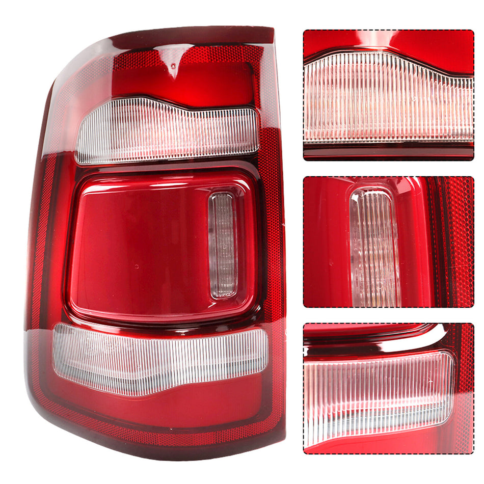 labwork Driver Side LED Tail Light Replacement for 2019-2022 Ram 1500 Red Lens