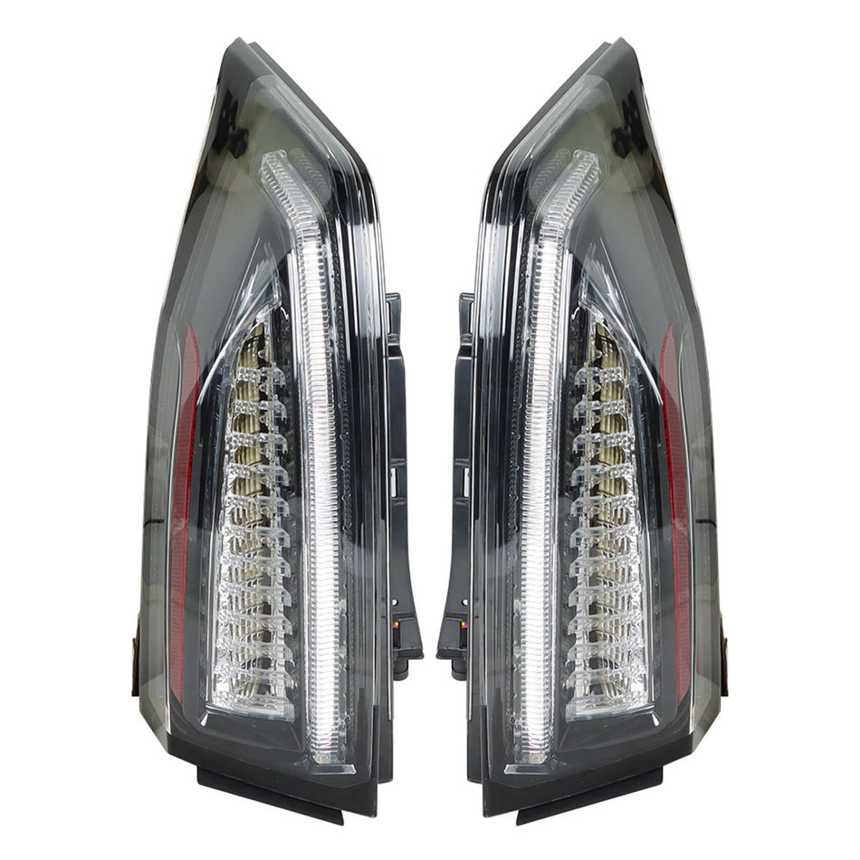 Labwork Tail Lights Assembly For 2013-18 Cadillac ATS LED Black Left+Right Side