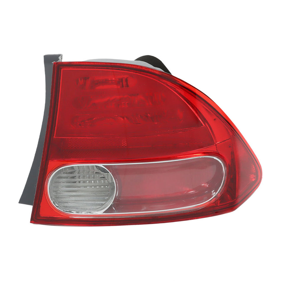 labwork Outer Passenger Side Tail Light Replacement for 2006-2008 Honda Civic Halogen