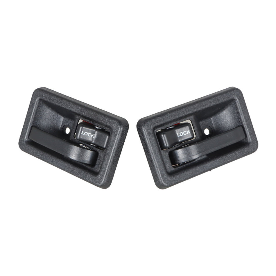 2PCS Inside Door Handles Interior Left and Right Replacement for 1987-2004 Wrangler 55176476AB 55176477AB