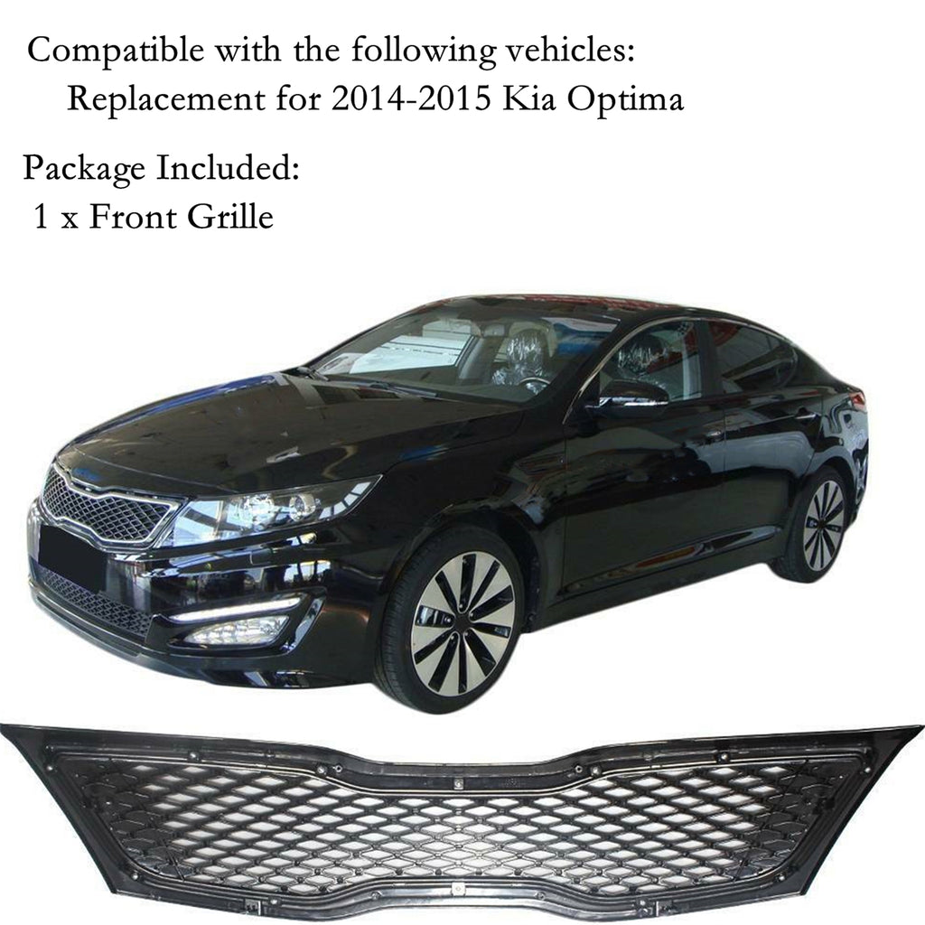 Front Grill Radiator Grill Bumper Upper Grille For KIA Optima 2014 2015