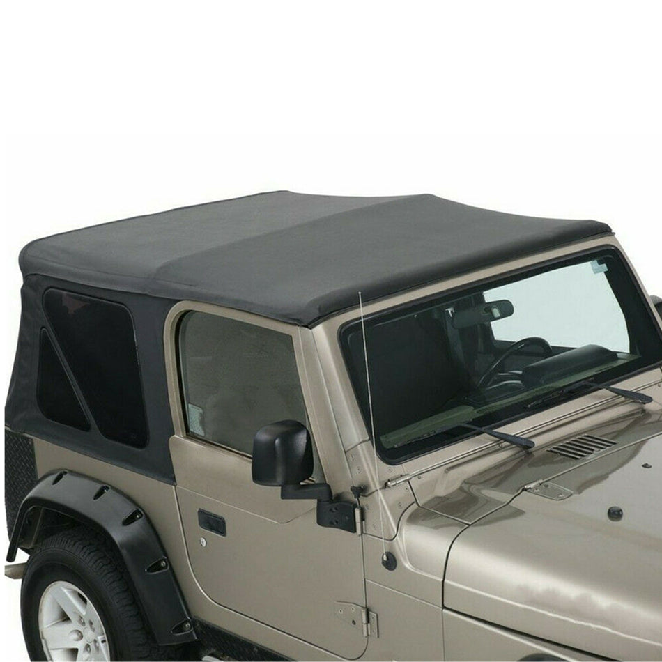 Labwork Replacement Soft Top Rear Windows For 2007-2009 Jeep Wrangler 2-door