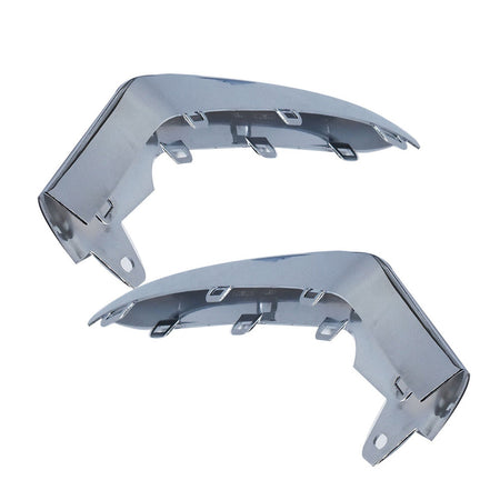 1 PAIR L&R Front Bumper Chrome Trim Molding for Mercedes W212 E350 2014-2016 US Lab Work Auto