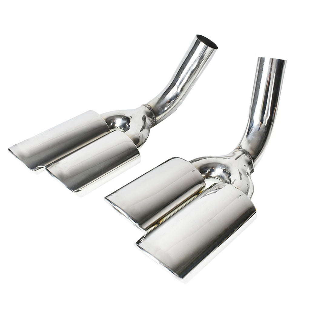 1 Pair Exhaust Muffler Tip Pipe For Mercedes-Benz G W463 G500 G55 G63 Sport MT Lab Work Auto