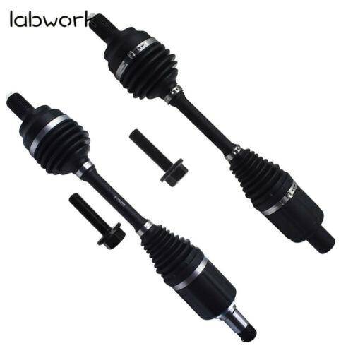 1 Pair Front CV Axle Shafts TCP Fit For 2012-2017 Mercedes C300 C350 & E400 Lab Work Auto