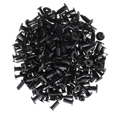 100x Car 8mm Dia Hole Plastic Rivets Fastener Auto Fender Bumper Push Pin Clips Lab Work Auto