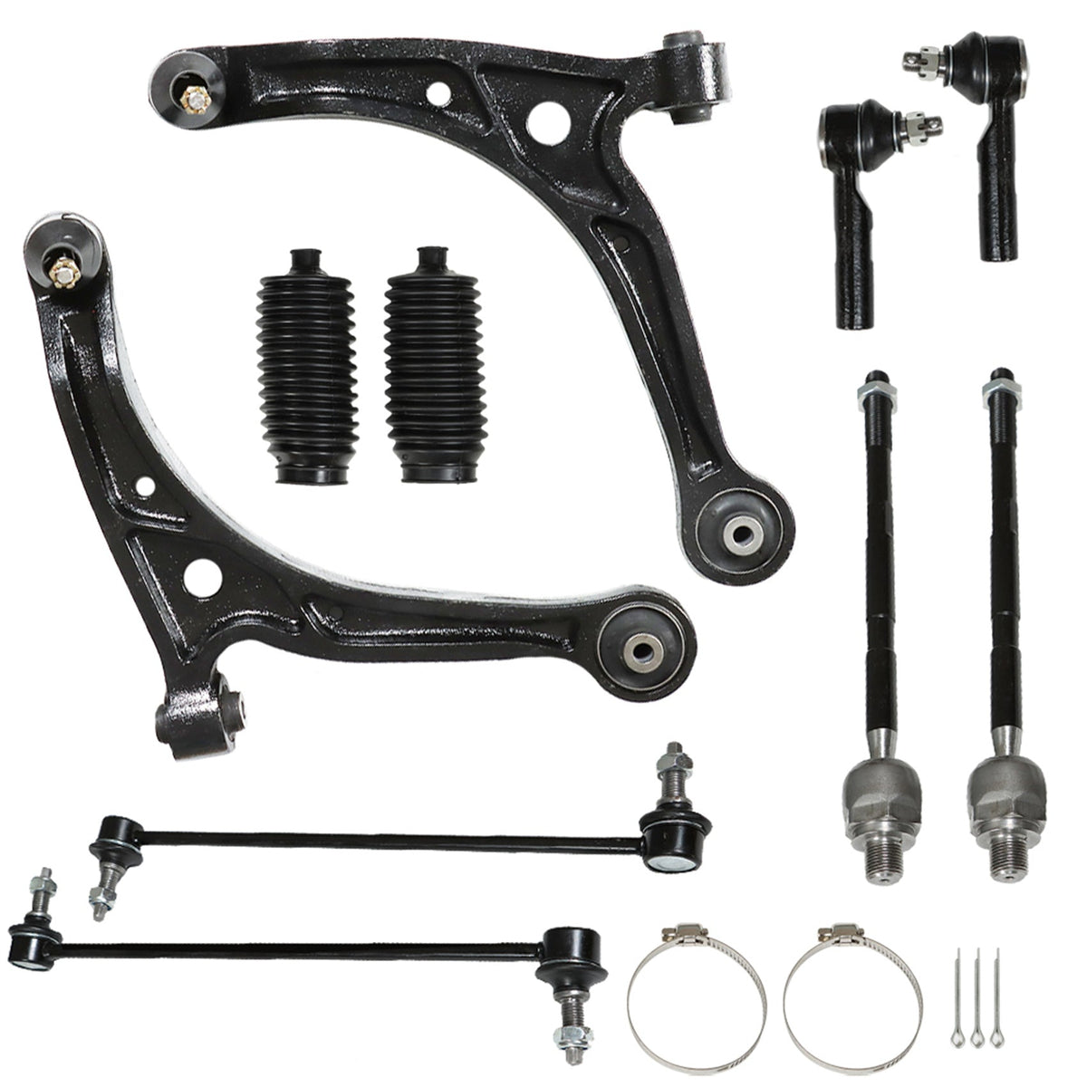 10Pc For 2002-2004 Honda Odyssey Front Lower Control Arm Set & Suspension Kit Lab Work Auto